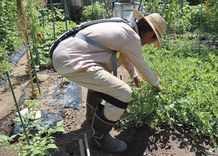 介護現場でのつらい姿勢維持に