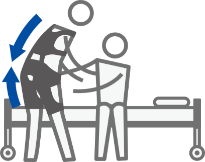Supporting difficult postures in caregiving workplaces
