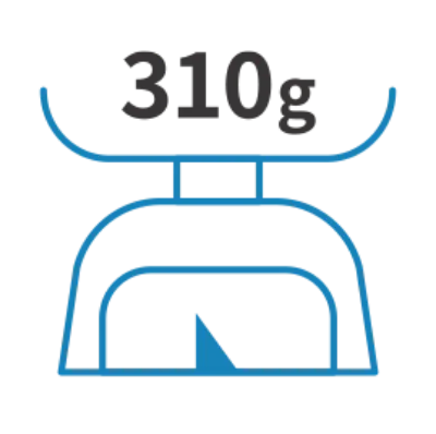 310gのはかりイラスト