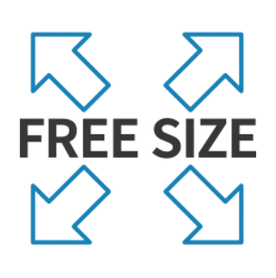 フリーサイズのイラスト