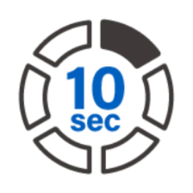 10秒で装着完了