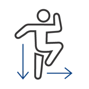 動きやすいを表現したイラスト