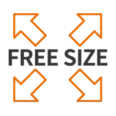 フリーサイズのイラスト