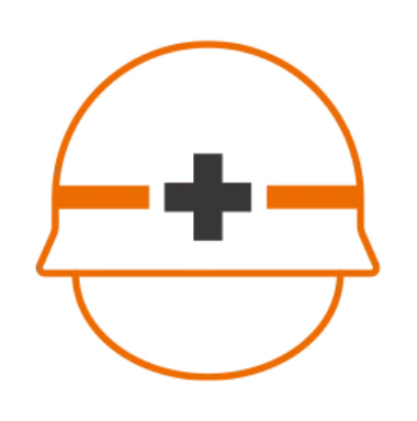 安全な様子のイラスト